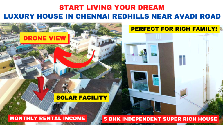 Near avadi Road Perfect for Rich Family Near avadi Road Perfect for Rich Family