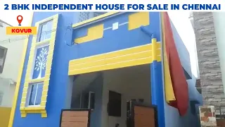 New Independent House for sale in Chennai Kovur - 2 BHK East Facing House CMDA Approved